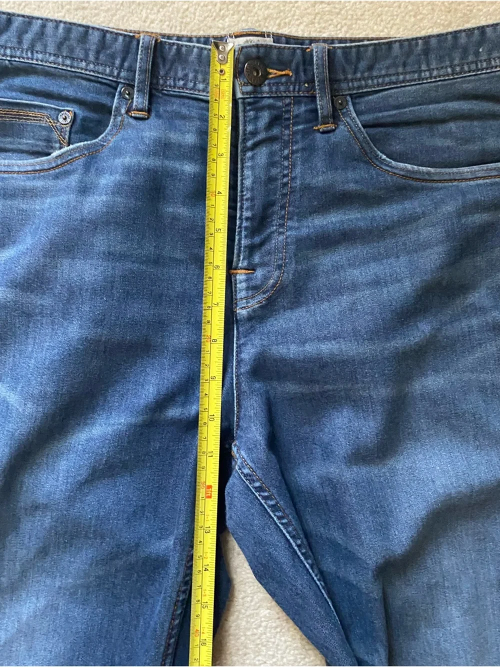 Timberland Locke Lake Cordura Concept Denim Blue Jeans Workwear Straight Leg 34